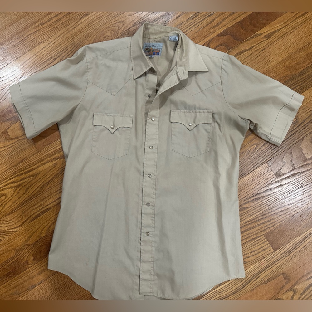 VINTAGE western pearl snap